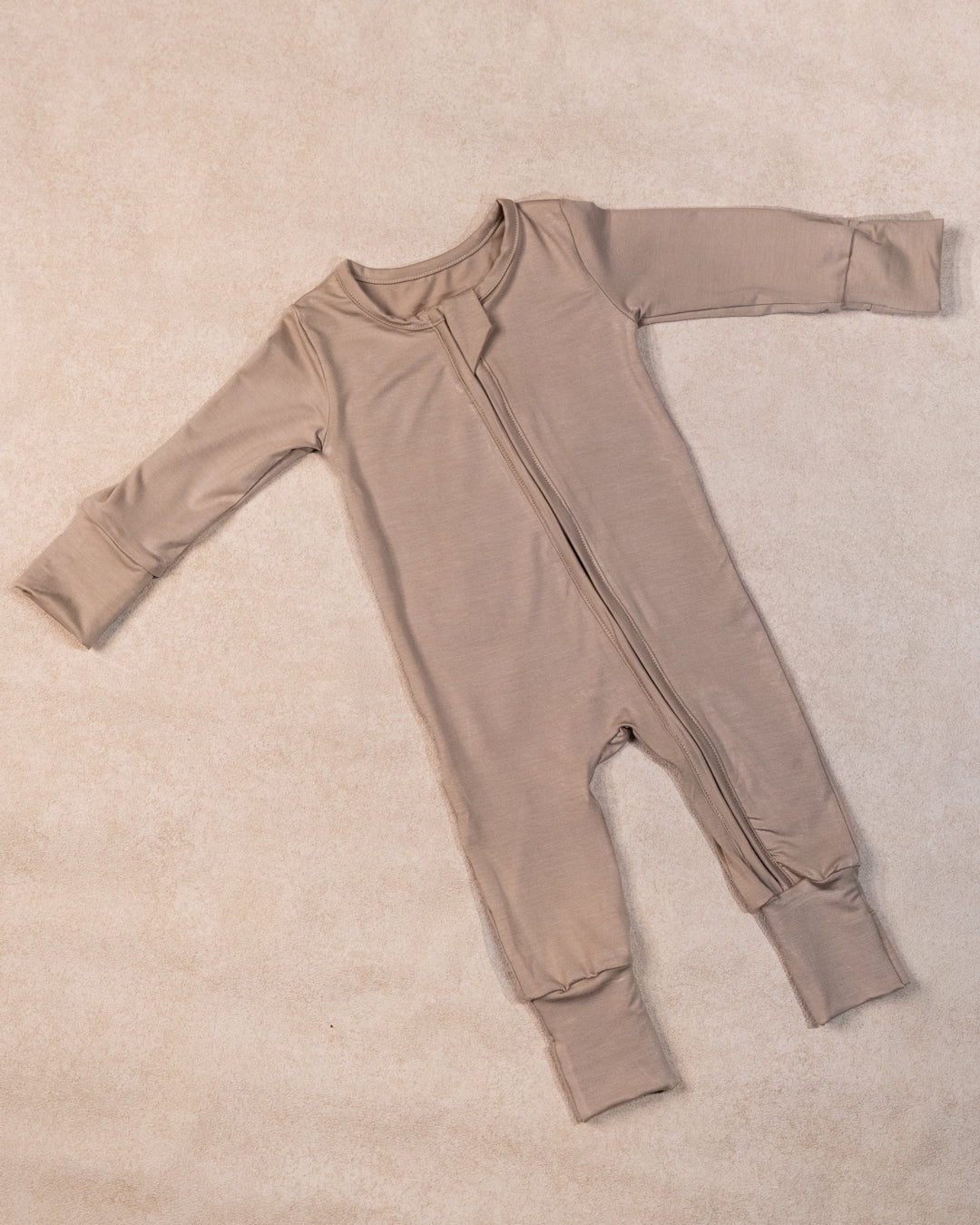 Bamboo Footless Sleepsuits with Double Zipper