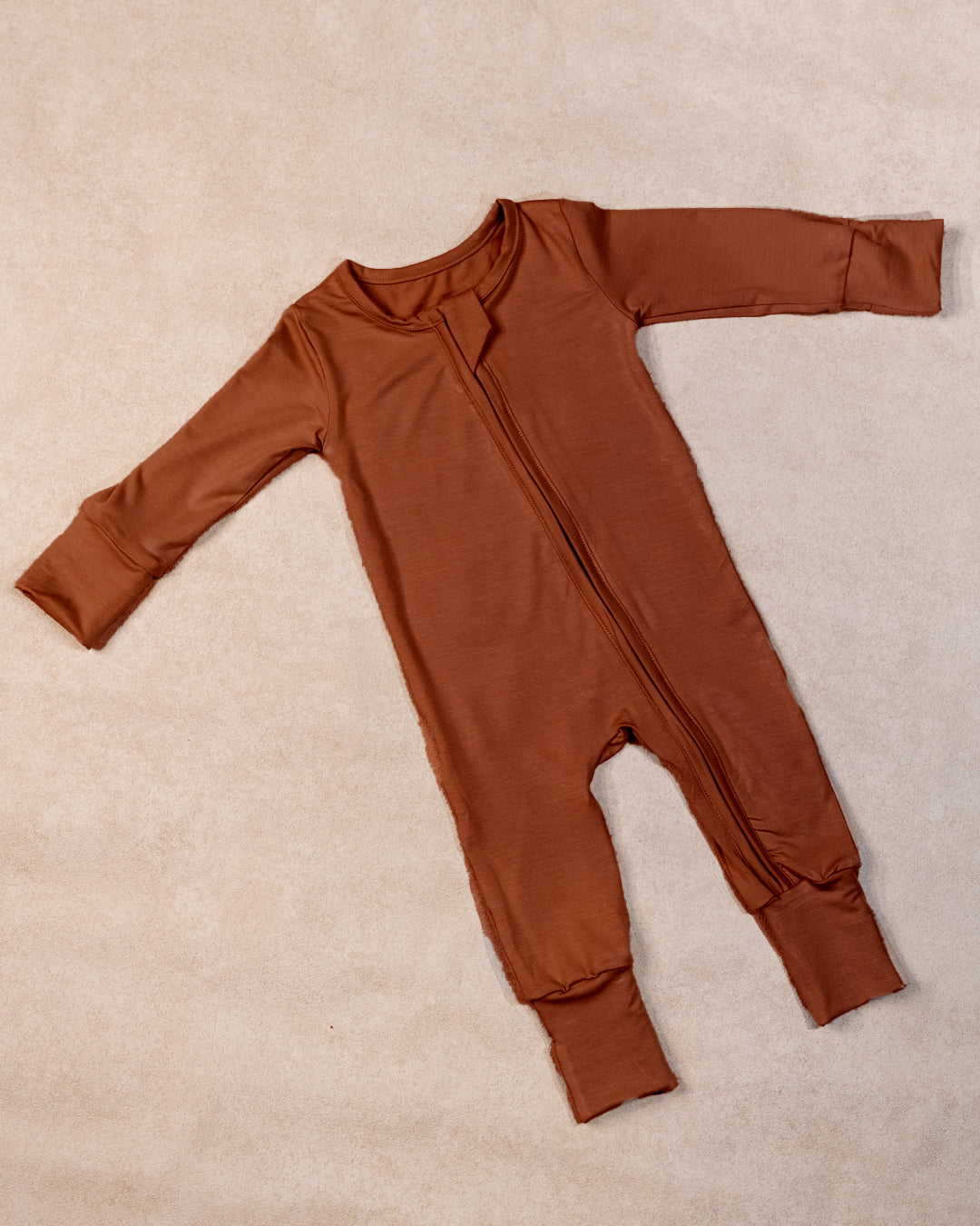 Bamboo Footless Sleepsuits with Double Zipper