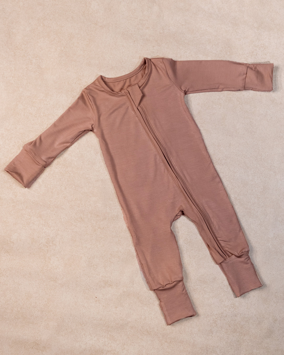 Bamboo Footless Sleepsuits with Double Zipper