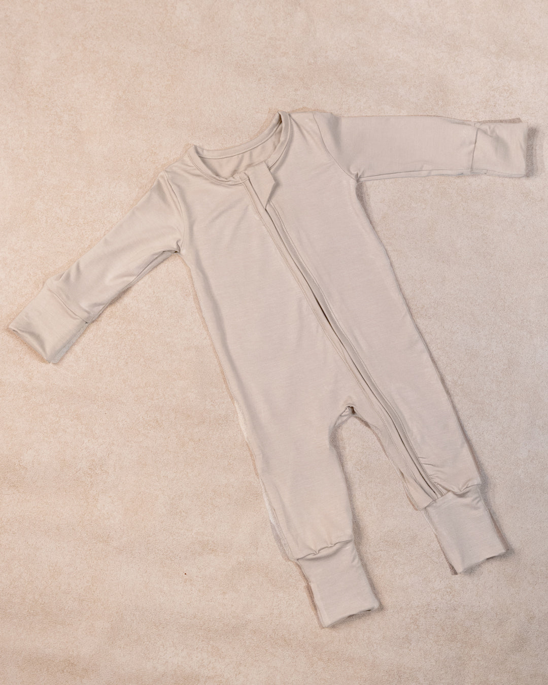 Bamboo Footless Sleepsuits with Double Zipper