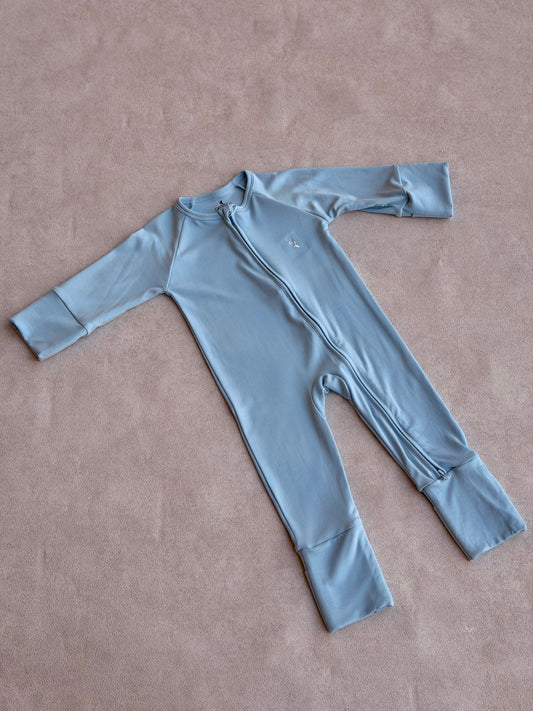 Bamboo Footless Sleepsuits with Double Zipper - Kuddle Kulture